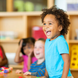 young child at preschool