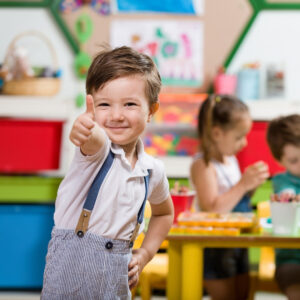 young child at preschool