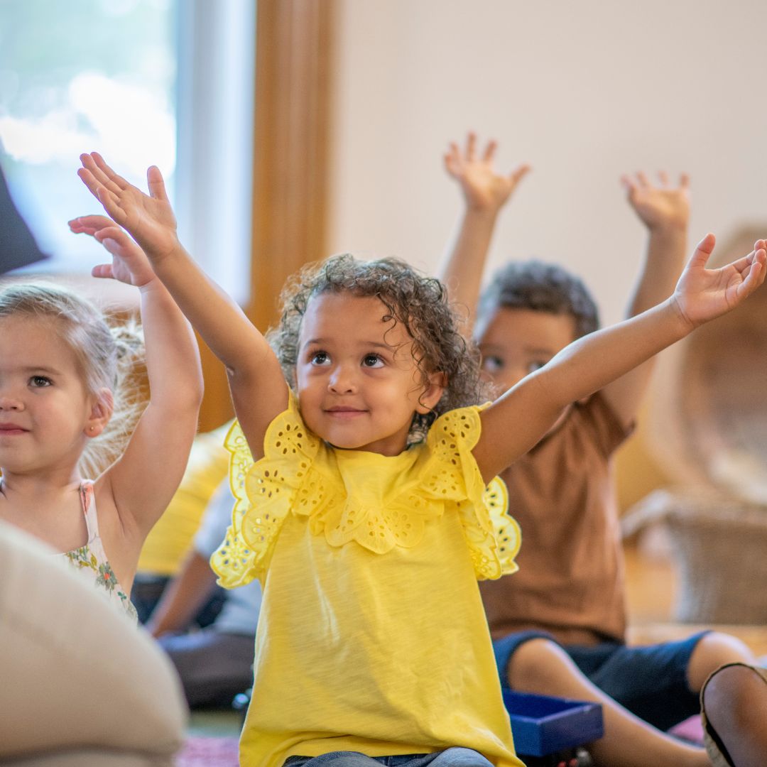kids having fun at school