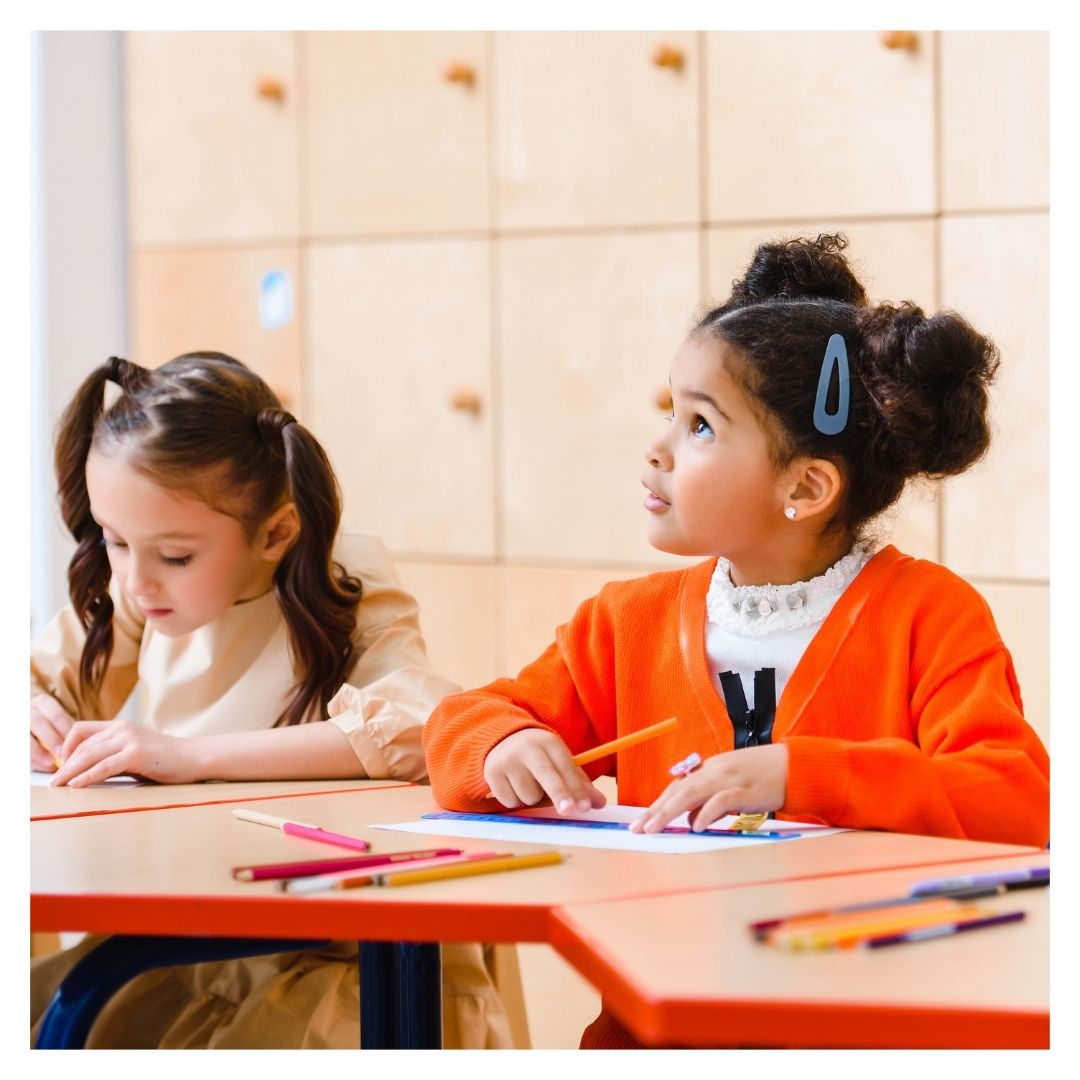 preschoolers learning in an engaging environment