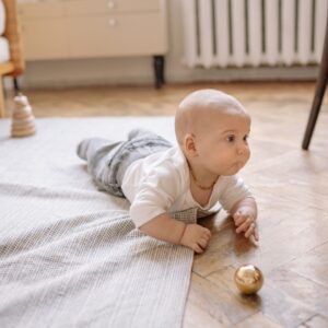 Baby During Tummy Time.
